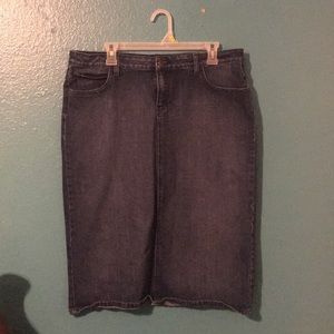 Jean skirt